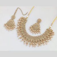Rani Sati Jewels Heritage Crystal Stone Beads And Pearl Necklace Set