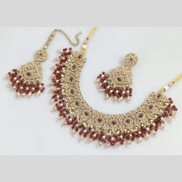 Rani Sati Jewels Heritage Crystal Stone Beads And Pearl Necklace Set