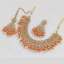 Rani Sati Jewels Heritage Crystal Stone Beads And Pearl Necklace Set