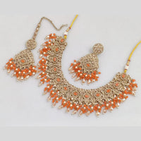 Rani Sati Jewels Heritage Crystal Stone Beads And Pearl Necklace Set