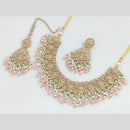 Rani Sati Jewels Heritage Crystal Stone Beads And Pearl Necklace Set