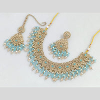 Rani Sati Jewels Heritage Crystal Stone Beads And Pearl Necklace Set