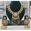 Rani Sati Jewels Sparkling Glow Pota Stone And Pearl Necklace Set