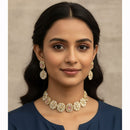 Naitika Arts Sparkling Crystal Stone Designer Necklace Set