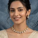 Naitika Arts Royal Kundan Stone Necklace Set (Pack of 3)