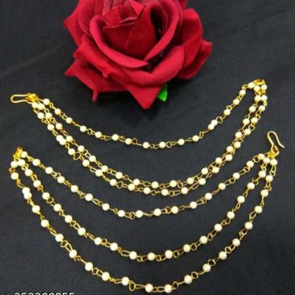 Shree Chamunda Jewellers Graceful Multi-Layer Pearl Kanchain