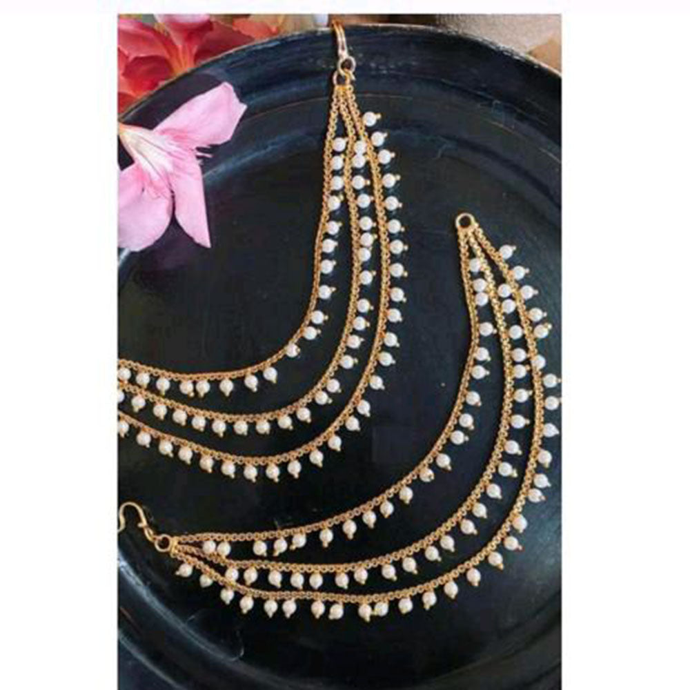 Shree Chamunda Jewellers Graceful Multi-Layer Pearl Kanchain