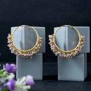 Shree Chamunda Jewellers Chrome Tones Pearls Earrings