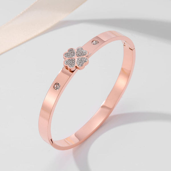 Tarohi Jewels  Rose Gold  Openable Bangle