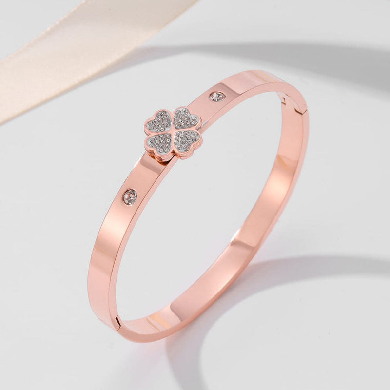 Tarohi Jewels  Rose Gold  Openable Bangle