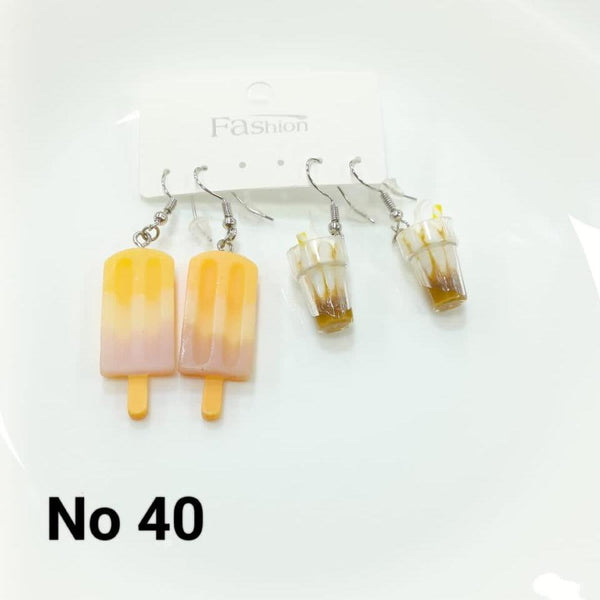 Tarohi Jewels Cute Korean Style Ice Cream Shape Earrings