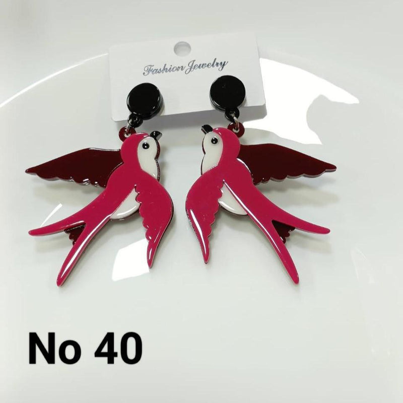 Tarohi Jewels Cute Korean Style Bird Shape Earrings