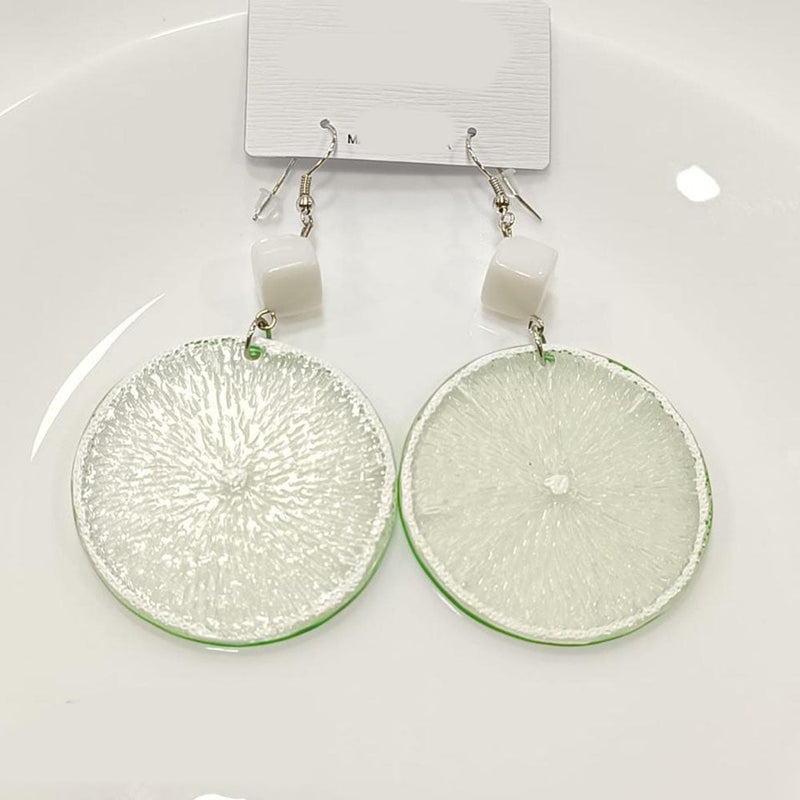 Tarohi Jewels Cute Korean Style Lemon Shape Earrings