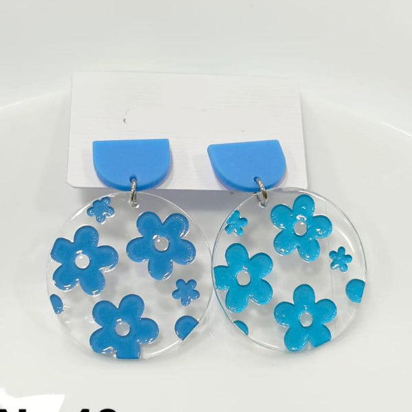 Tarohi Jewels Cute Korean Style Floral Shape Earrings