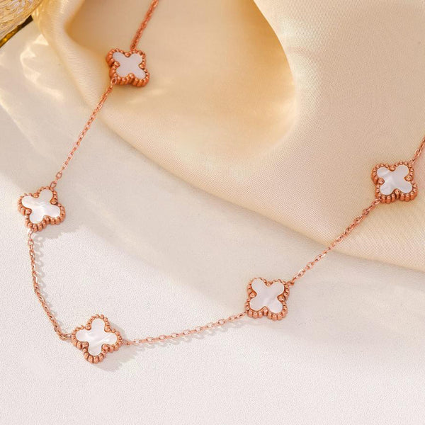 Tarohi Jewels Rose Gold Plated Chain Pendent