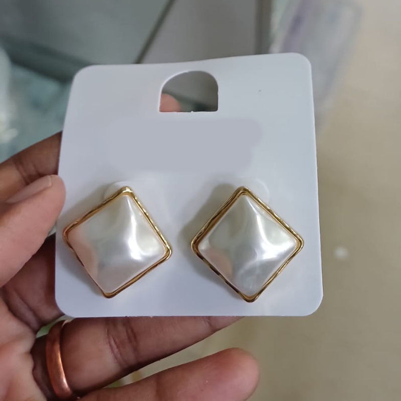 Tarohi Jewels Gold Plated Stud Earrings