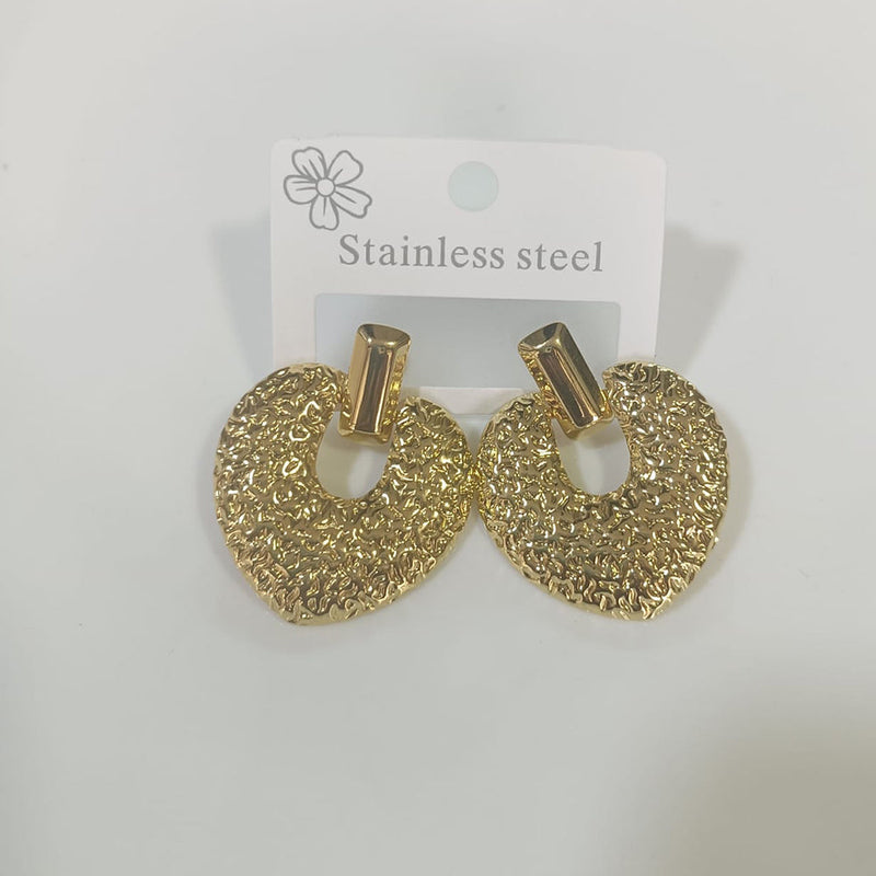 Tarohi Jewels Gold Plated Fancy Studs Earrings