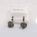 Tarohi Jewels Oxidised Plated Evil Eye Fancy Dangler Earrings