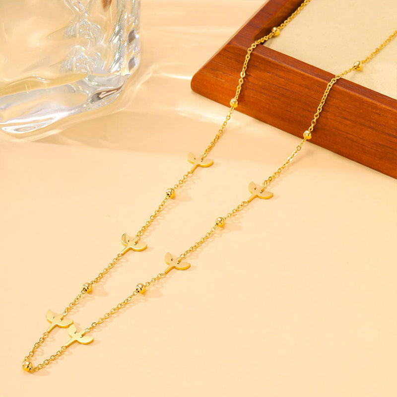 Tarohi Jewels Gold Plated Long Chain