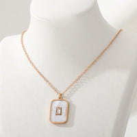 Tarohi Jewels Rose Gold Plated Austrian Stone Chain