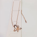 Tarohi Jewels Rose Gold Plated Austrian Stone Chain