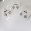 Tarohi Jewels Silver Plated Fancy Studs Earrings