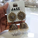 Tarohi Jewels Gold Plated Beads Jhumki Earrings