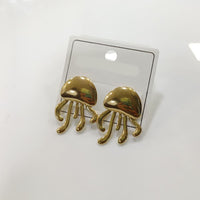 Tarohi Jewels Unique Gold Plated Octopus Shape Earrings for Party