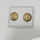 Tarohi Jewels Minimalist Gold Plated Trendy Stud Earrings 