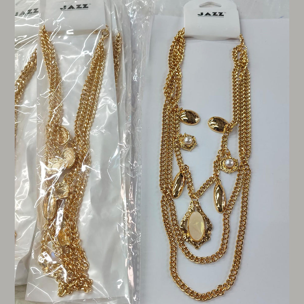 Tarohi Jewels Beads Statement Anti Tarnish Designer Necklace