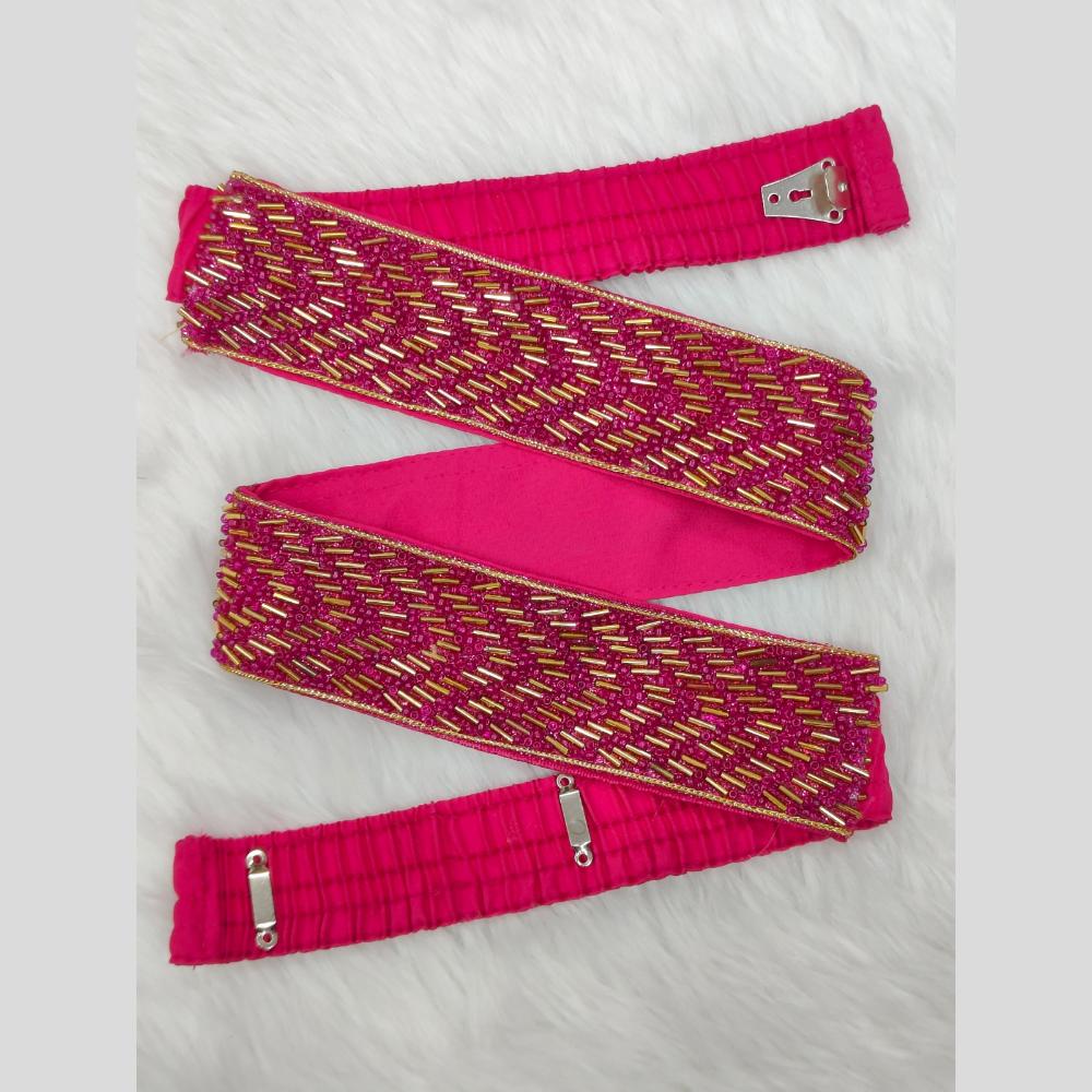 Shivam Fashion Traditional Embroidery Cloth Saree Waist Stretchable Belt