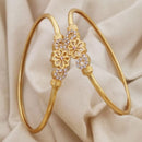 Hashtag Jully Gold Plated Austrian Stone Bangle Set