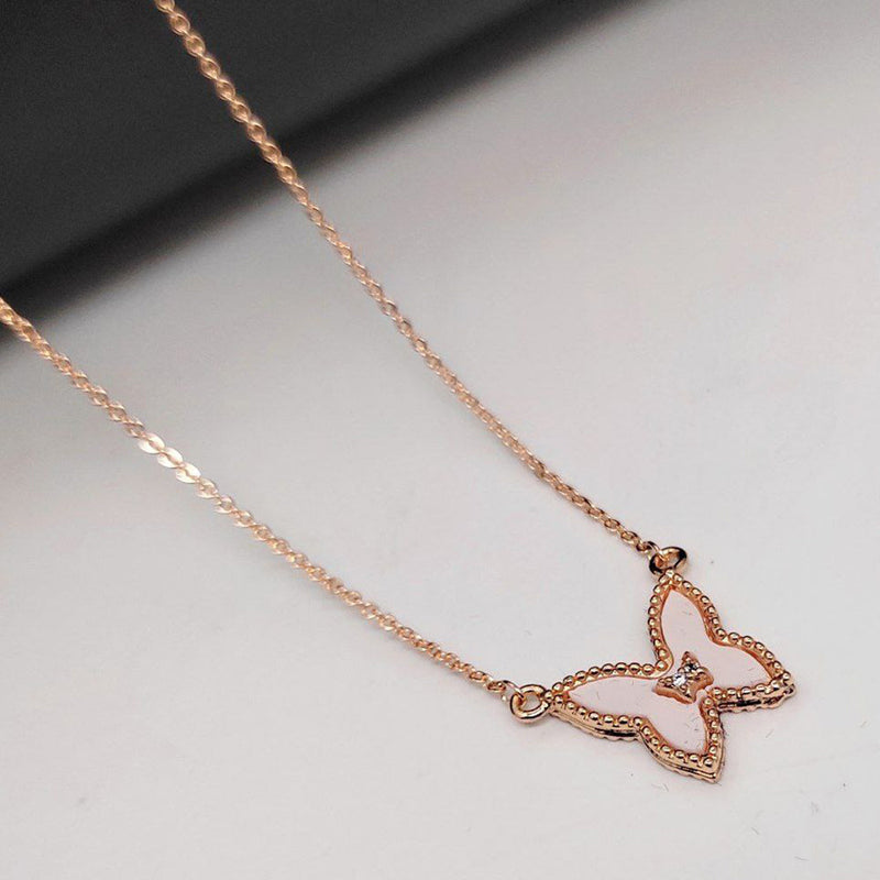 Aamrapali Rose Gold Plated Chain Pendant