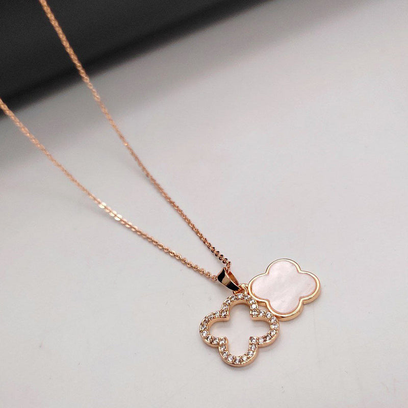 Aamrapali Rose Gold Plated Chain Pendant