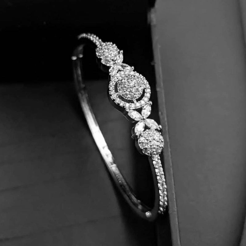 Aamrapali Silver Plated  AD  Bangle