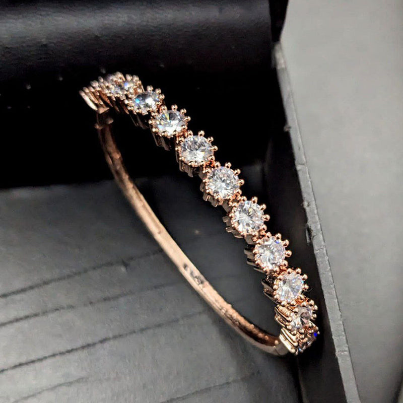 Aamrapali Rose Gold  Plated  AD  Bangle