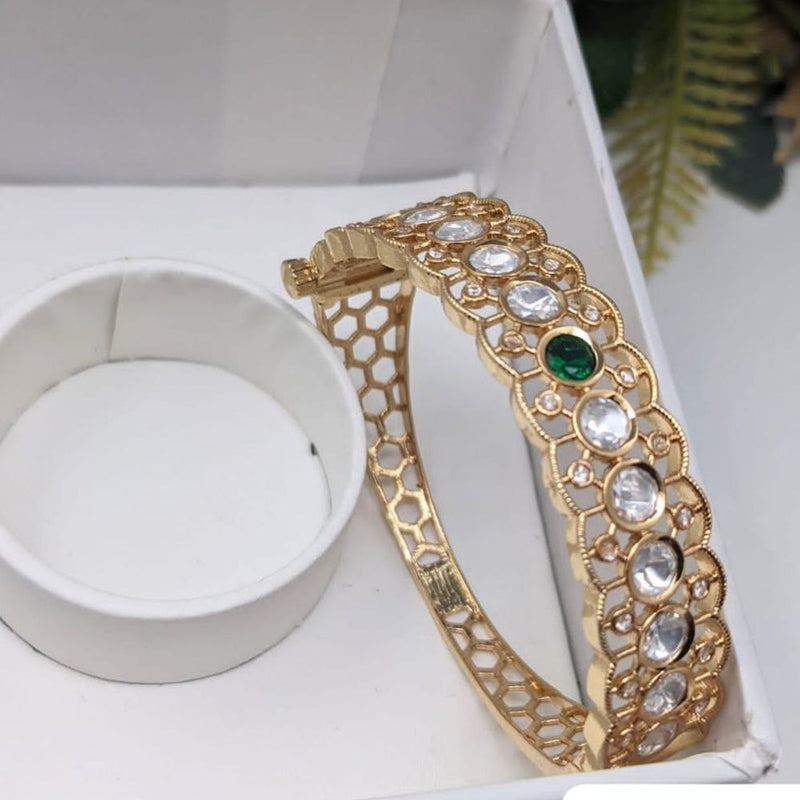 Aamrapali Gold Plated AD Openable Bangle