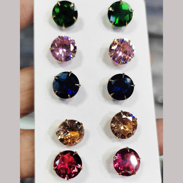 Aamrapali Crystal Stone Stud Earrings