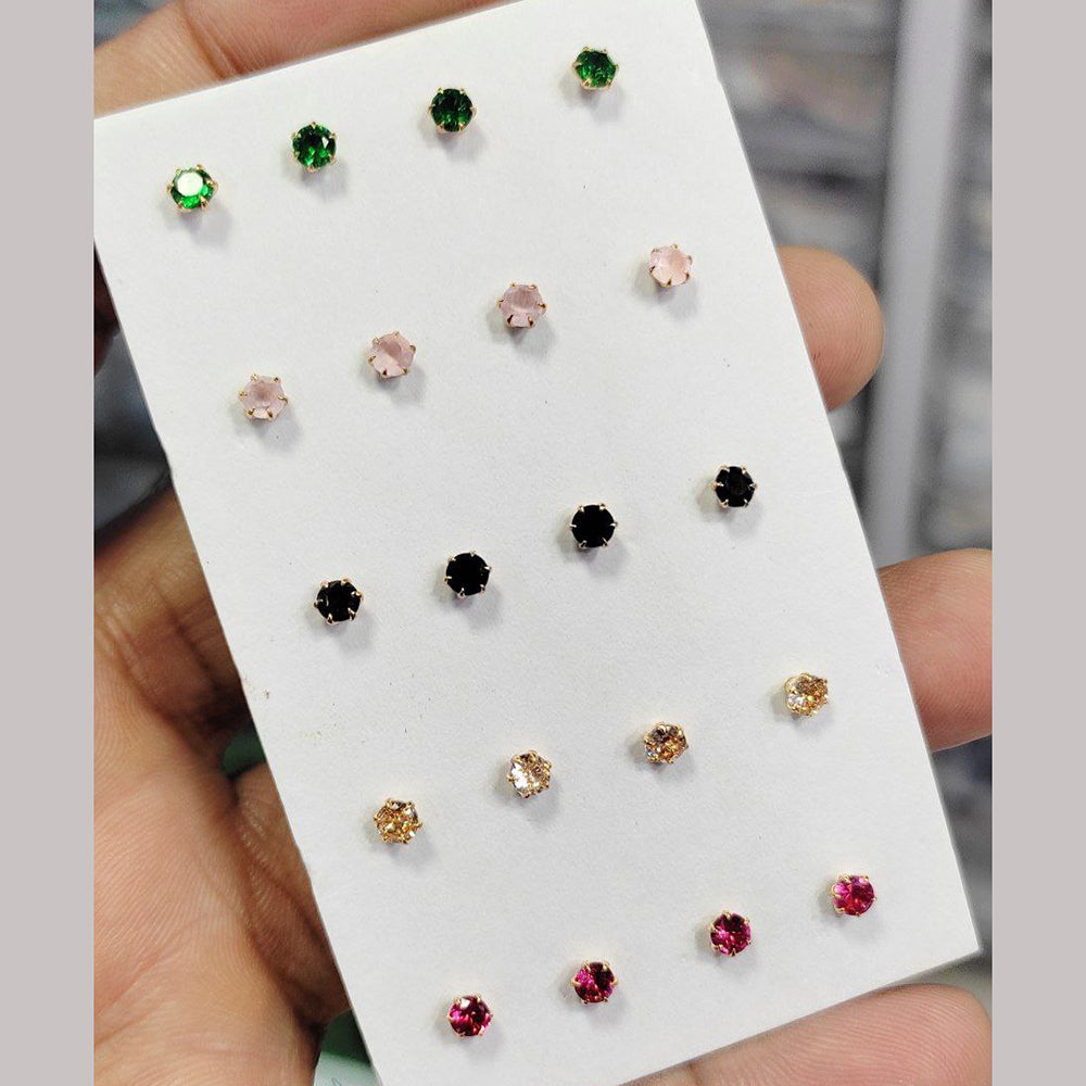 Aamrapali Crystal Stone Stud Earrings