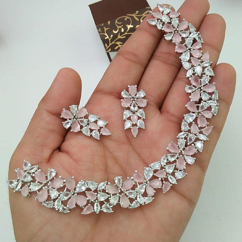 Aamrapali American Diamond Necklace Set