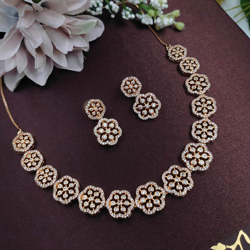 Aamrapali  American Diamond Necklace Set