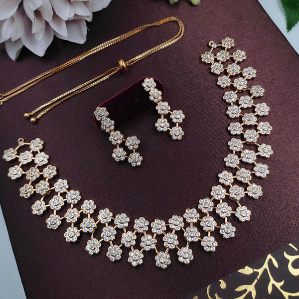 Aamrapali  American Diamond Necklace Set