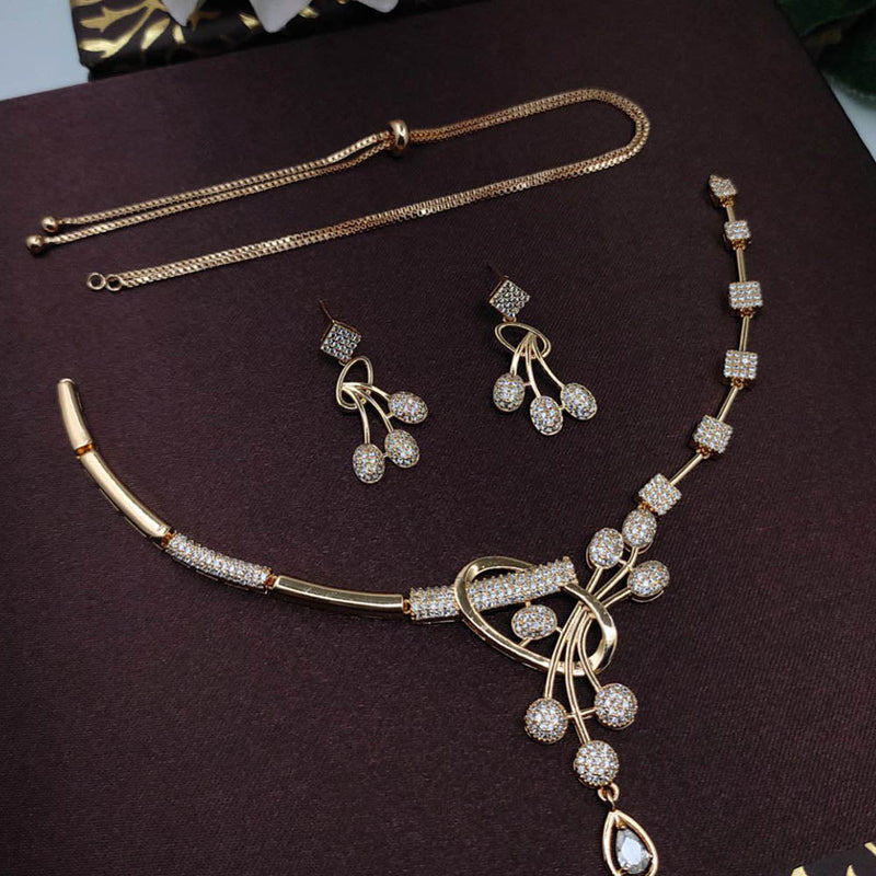 Aamrapali American Daimond Necklace Set