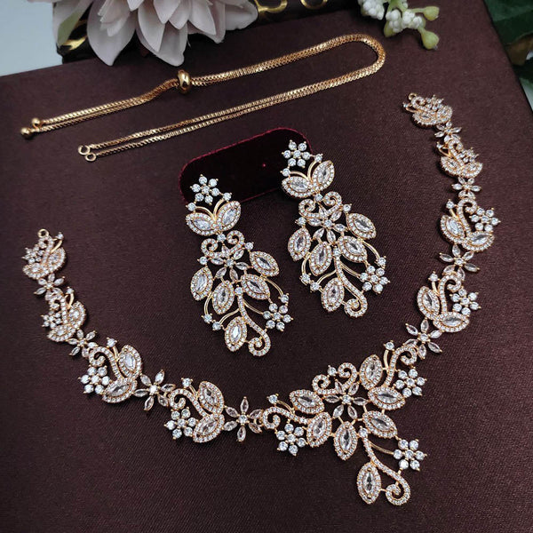 Aamrapali American Daimond Necklace Set