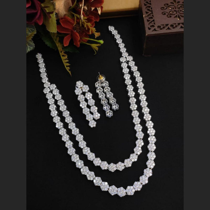 Aamrapali  American Diamond Necklace Set