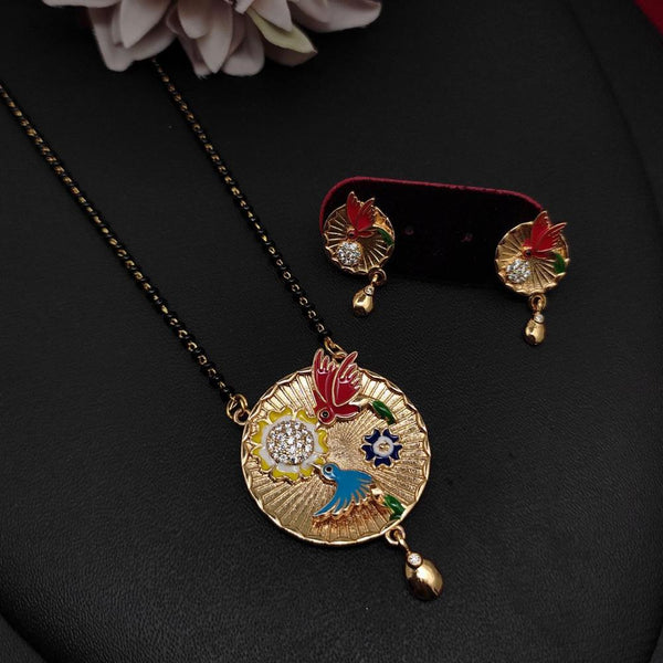 Aamrapali  Gold Plated Austrian Stone Manglasutra