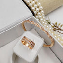 Aamrapali Glamorous Gold Plated  Featuring Radiant Austrian Stones Combo Set