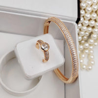 Aamrapali Glamorous Gold Plated  Featuring Radiant Austrian Stones Combo Set