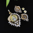 Aamrapali Gold Plated American Daimonds Pendant Set