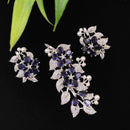 Aamrapali Silver Plated American Daimonds Pendant Set